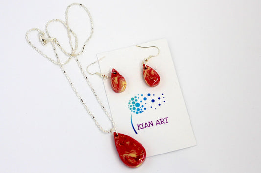 Fareen Earrings and Necklace Set