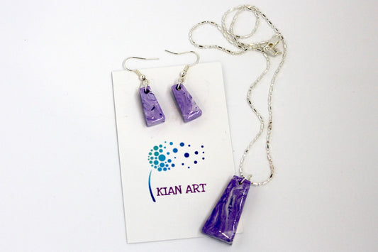 Avina Earrings and Necklace Set