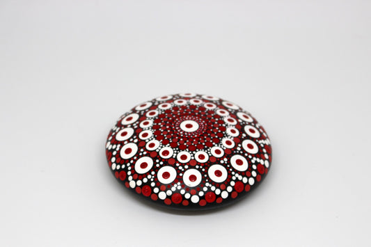 Dots on Stone - Red