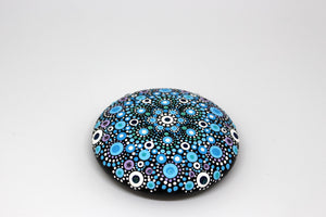 Dots on Stone - Blue