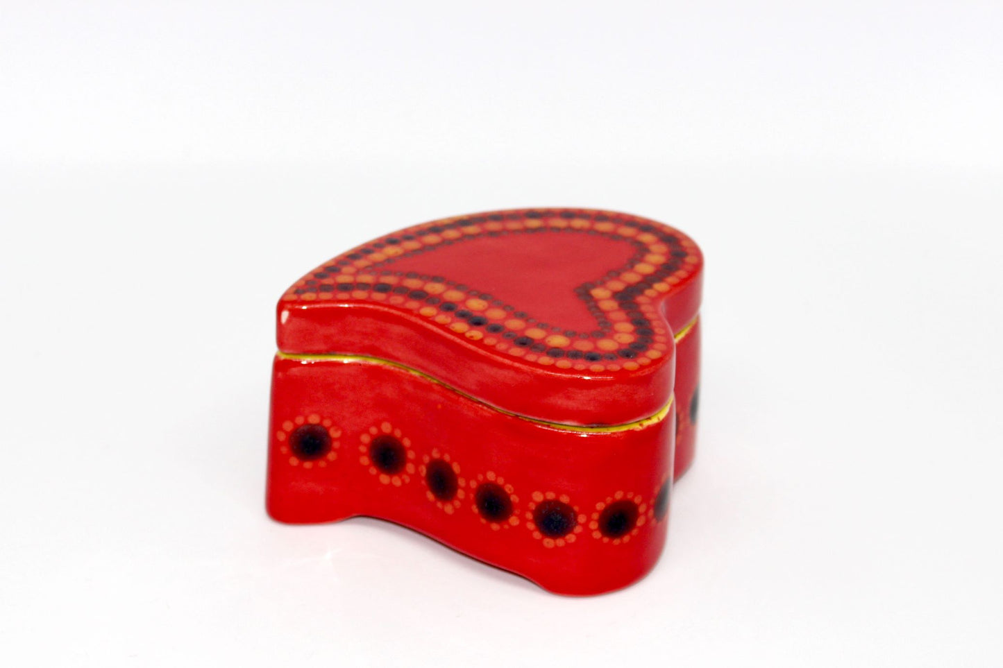 Ceramic Heart Jewellery Storage