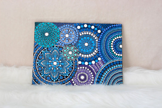 Blue Dot Circles